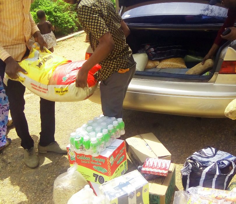 AYEESSI STORMS IBADAN JUVENILE CORRECTIONAL INSTITUTE- DONATES FOOD ITEMS, CLOTHES AND OTHER RELIEF MATERIALS.